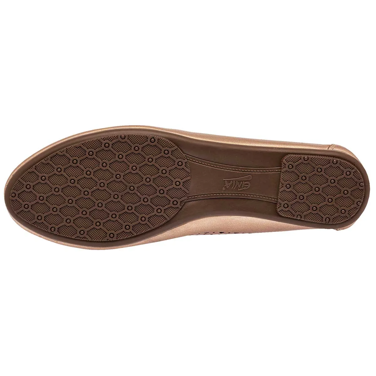 Flats Exterior Piel sintética Color Oro Para Mujer De RBCOLLECTION