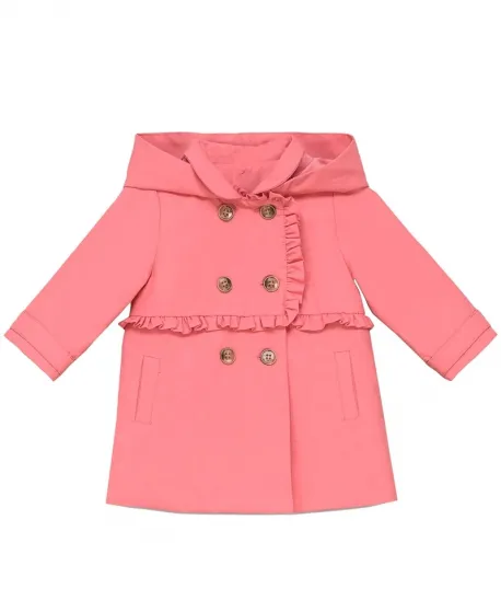 Gabardina Bebe Niña TARTINE ET CHOCOLAT Rosa Volantes