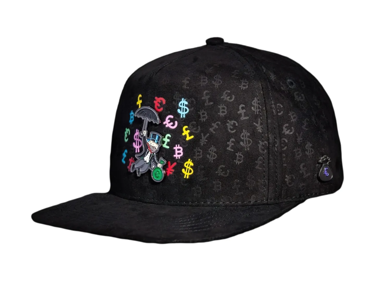 Gorra Cash Only Monopoly Color Negro