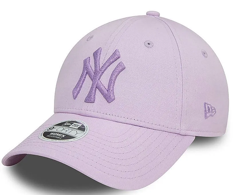 GORRA CON VISERA NEW ERA 9FO METALLIC LOGO MLB NEW YORK YANKEES  PASTEL LILAC/LILAC  WOMEN´S