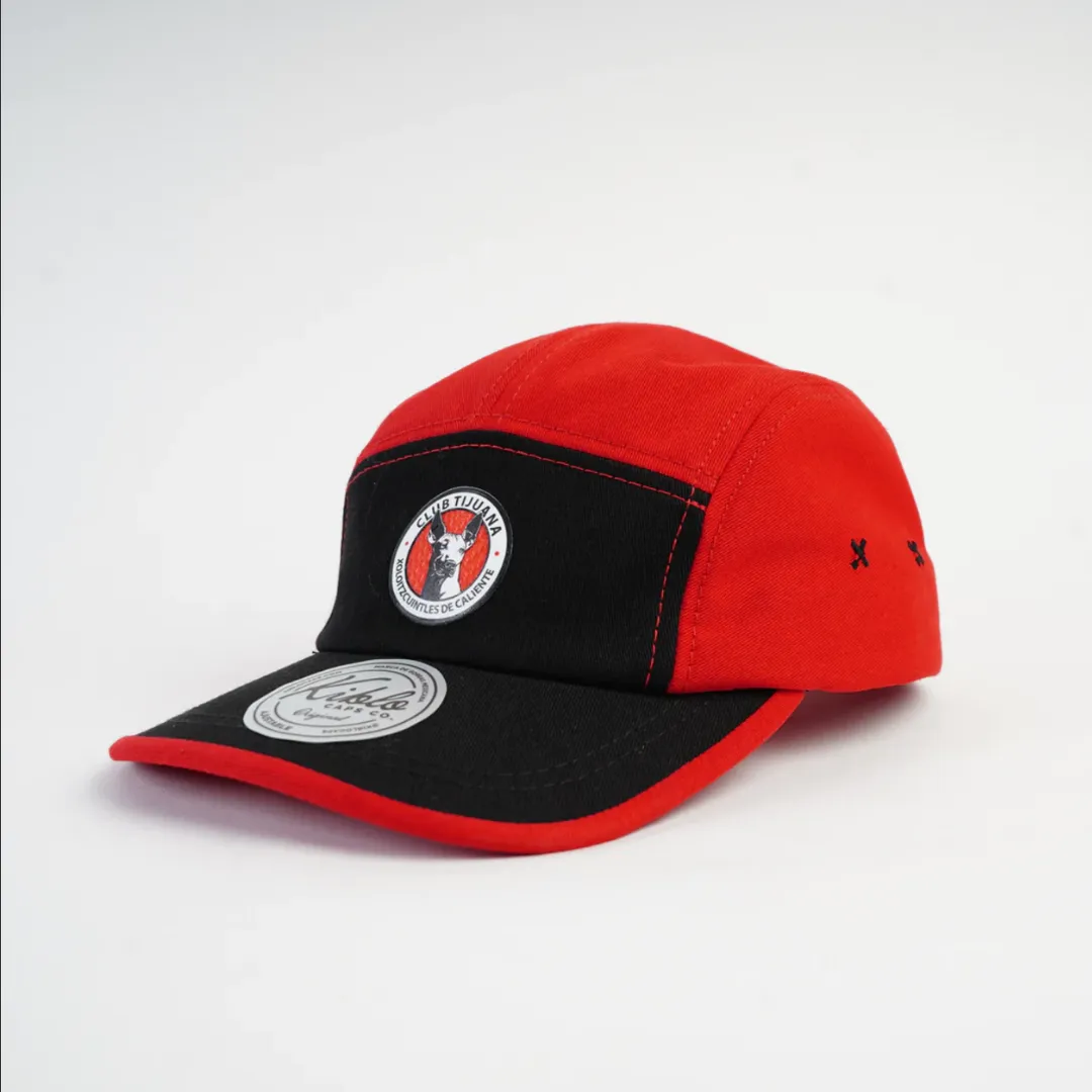 GORRA KIBLO FIVE PANELS ROJA