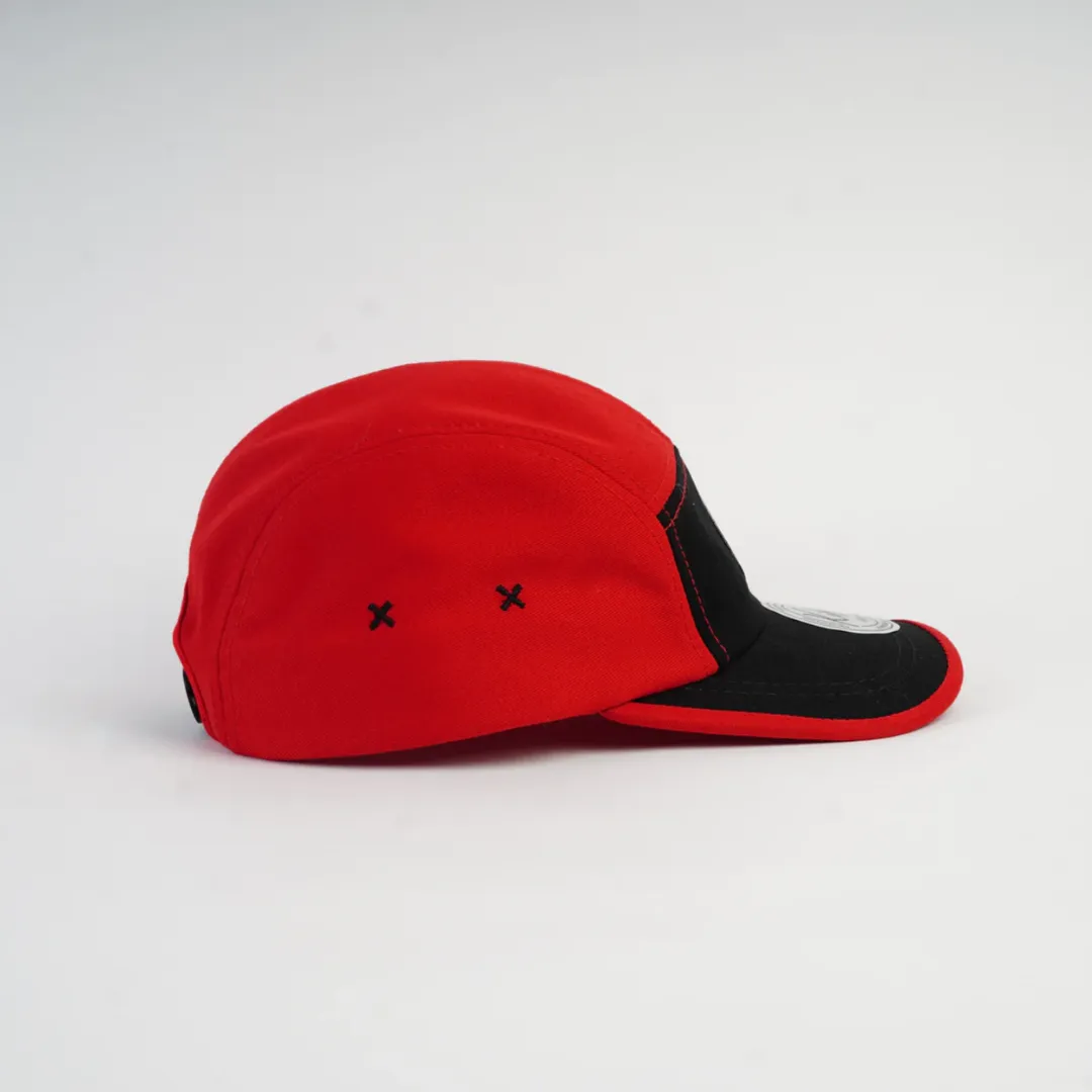 GORRA KIBLO FIVE PANELS ROJA
