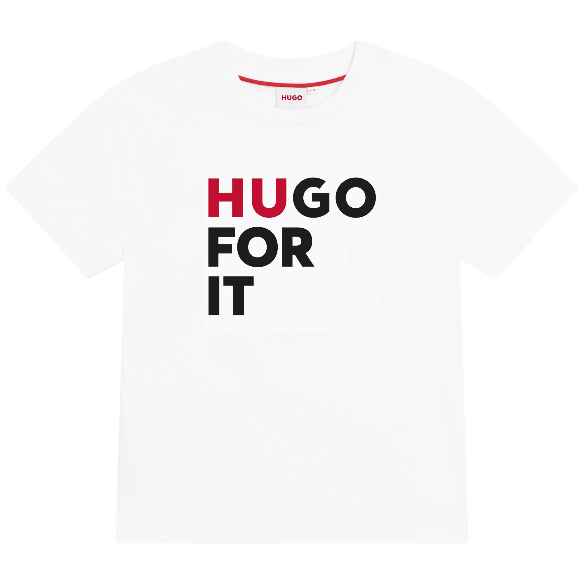 HUGO Camiseta estampado delantero
