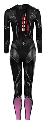 Huub Traje de neopreno para mujer HUUB Aura 2 3.3 negro rosa