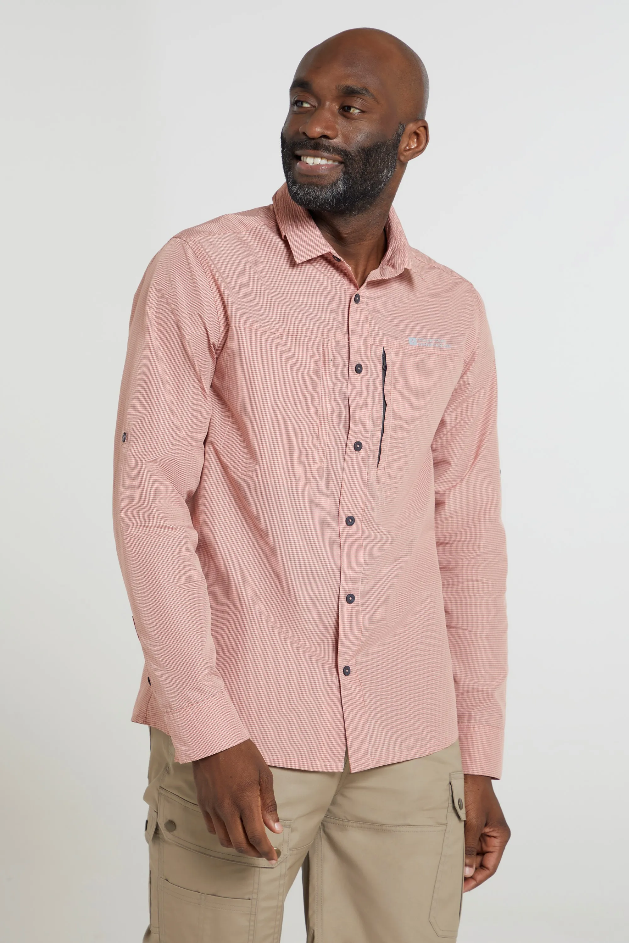 Keel camisa de viaje para hombre