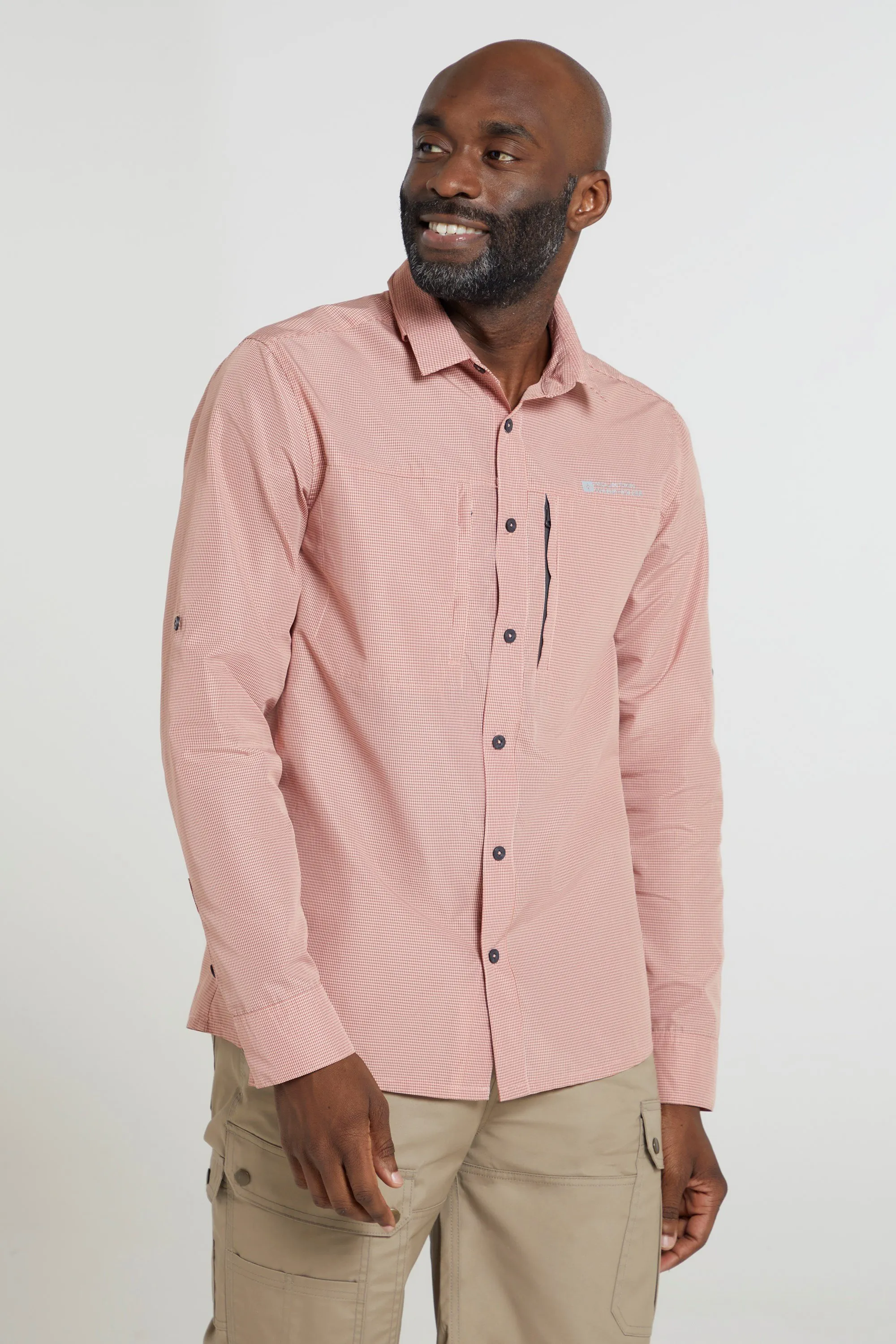 Keel camisa de viaje para hombre