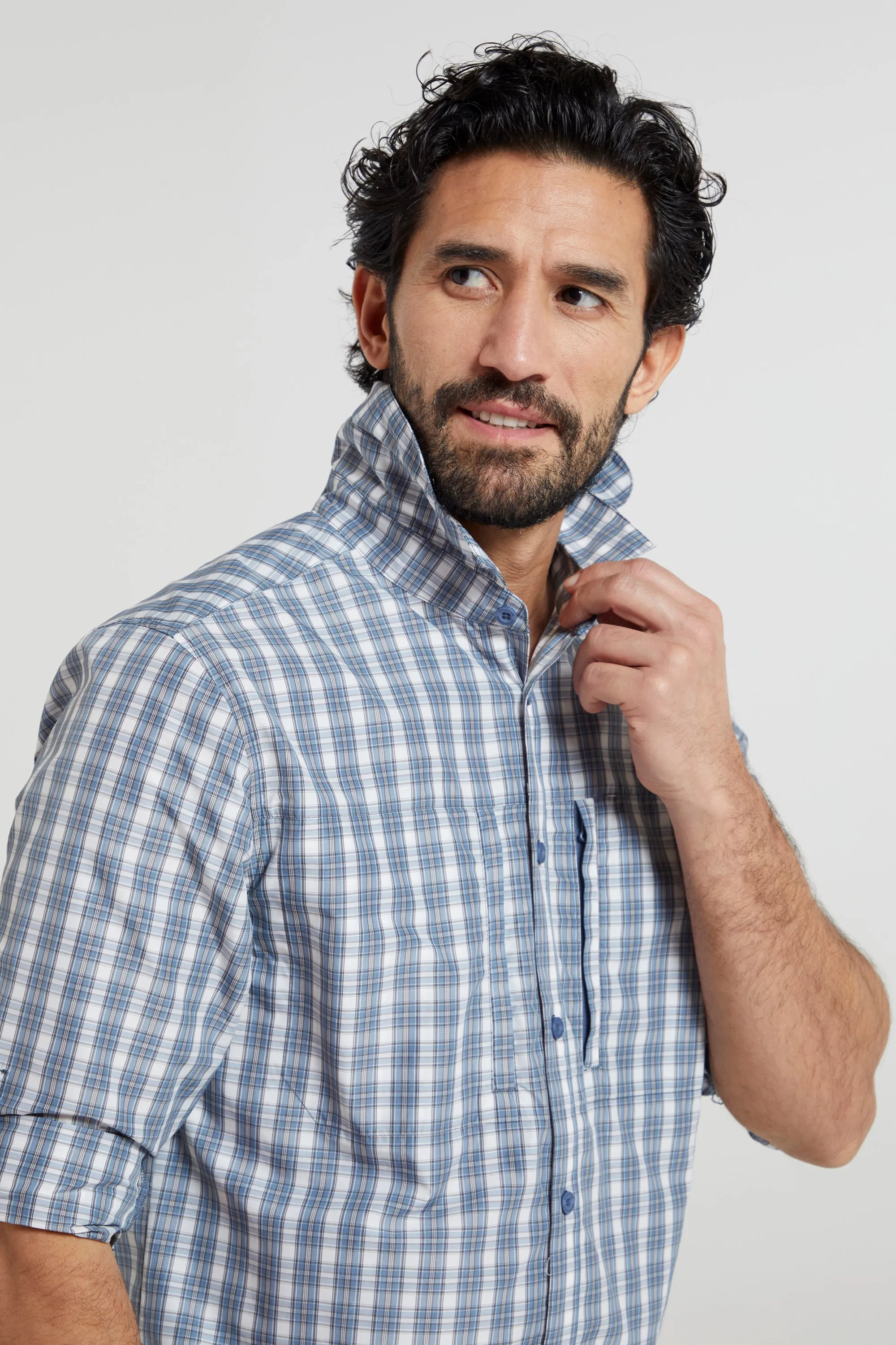 Keel camisa de viaje para hombre