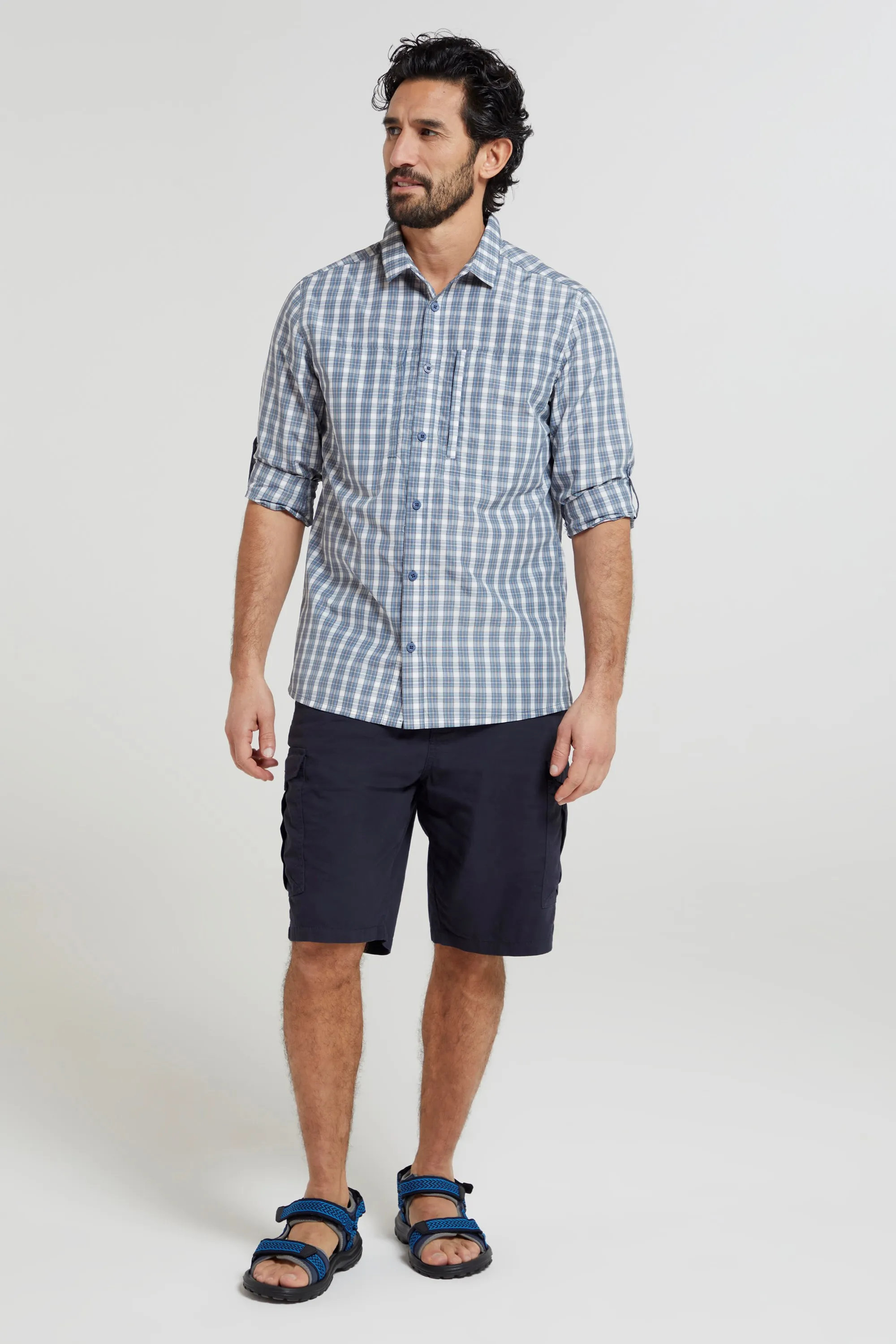 Keel camisa de viaje para hombre