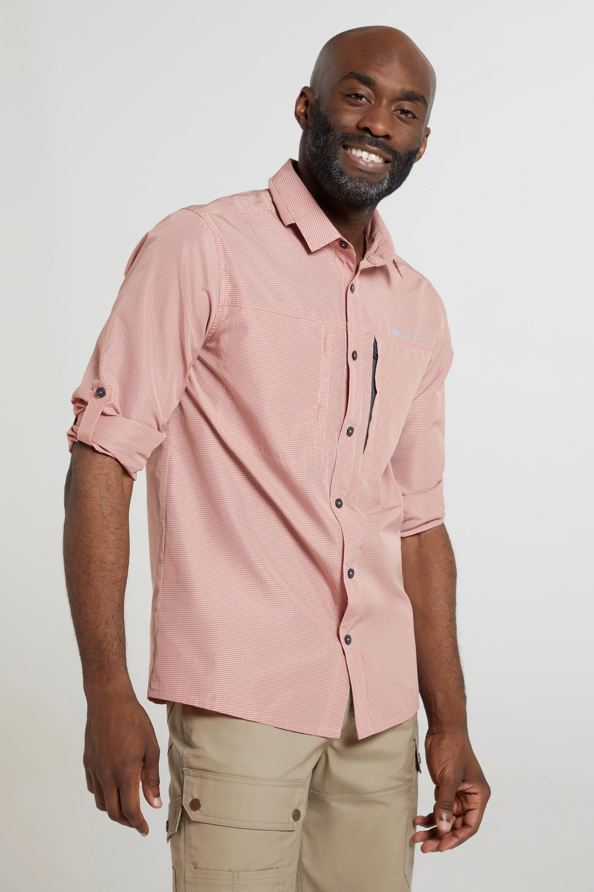 Keel camisa de viaje para hombre