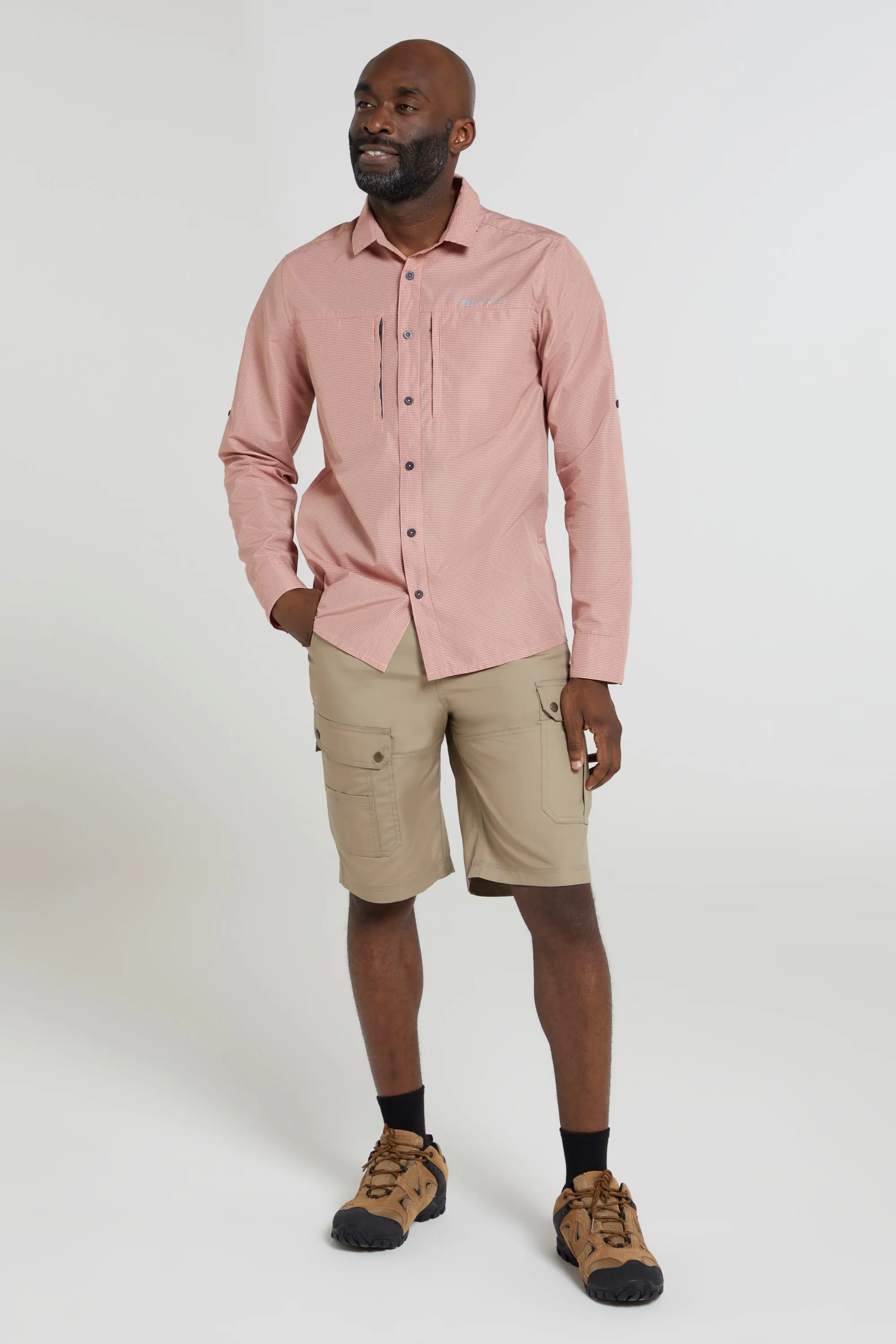 Keel camisa de viaje para hombre