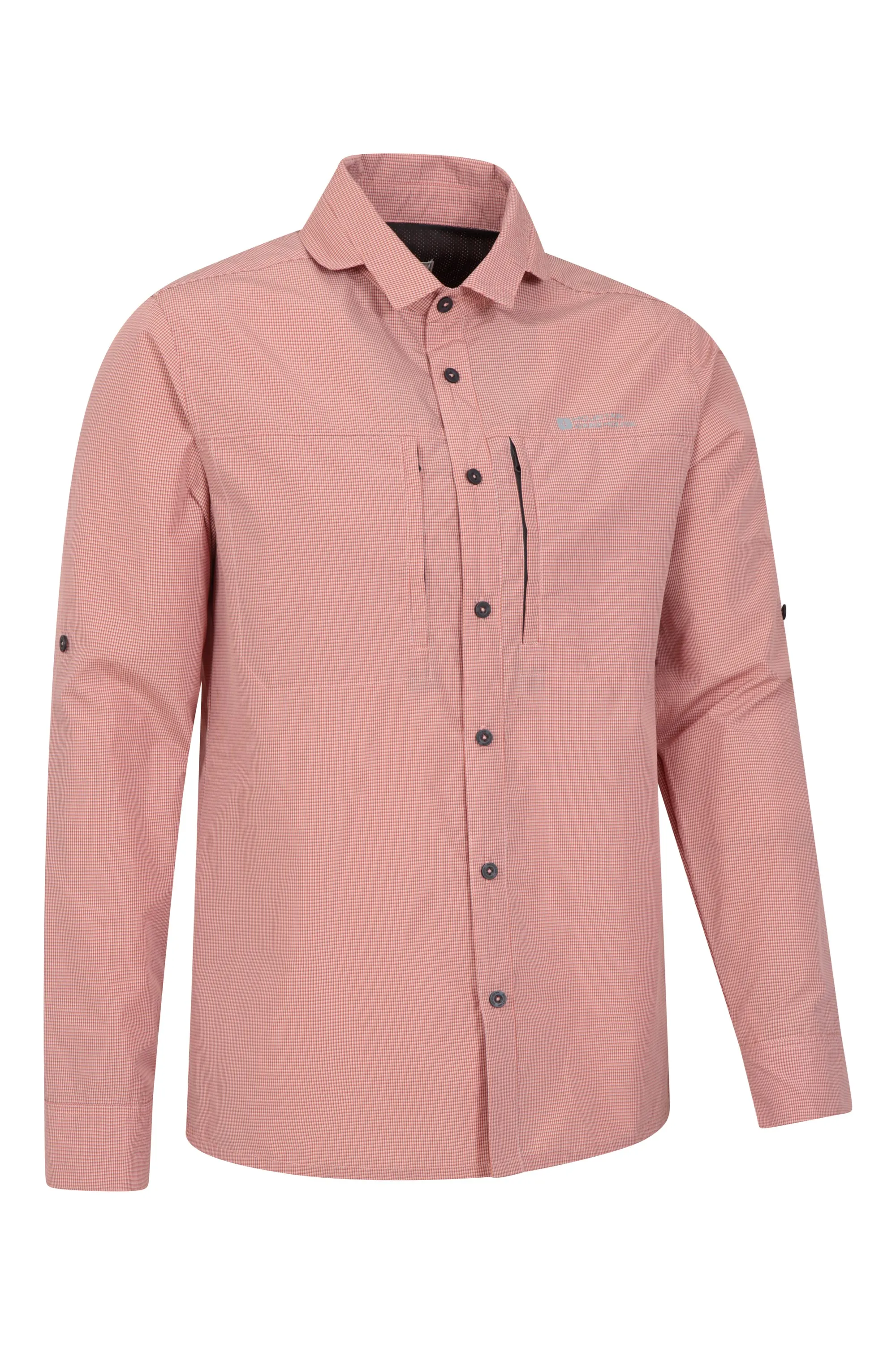 Keel camisa de viaje para hombre