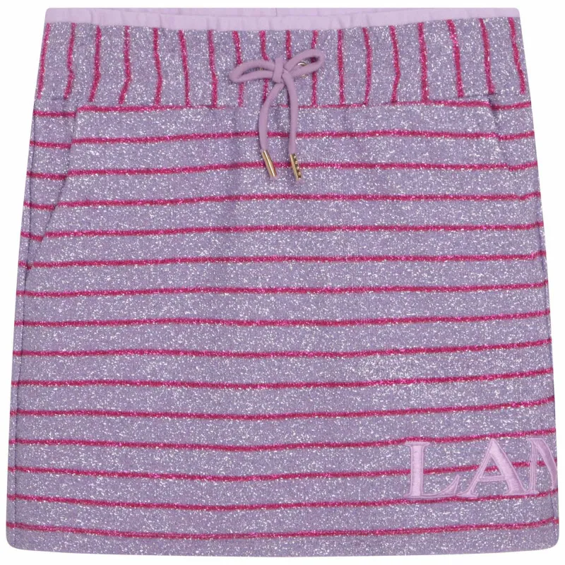 LANVIN Falda de muletón de rayas