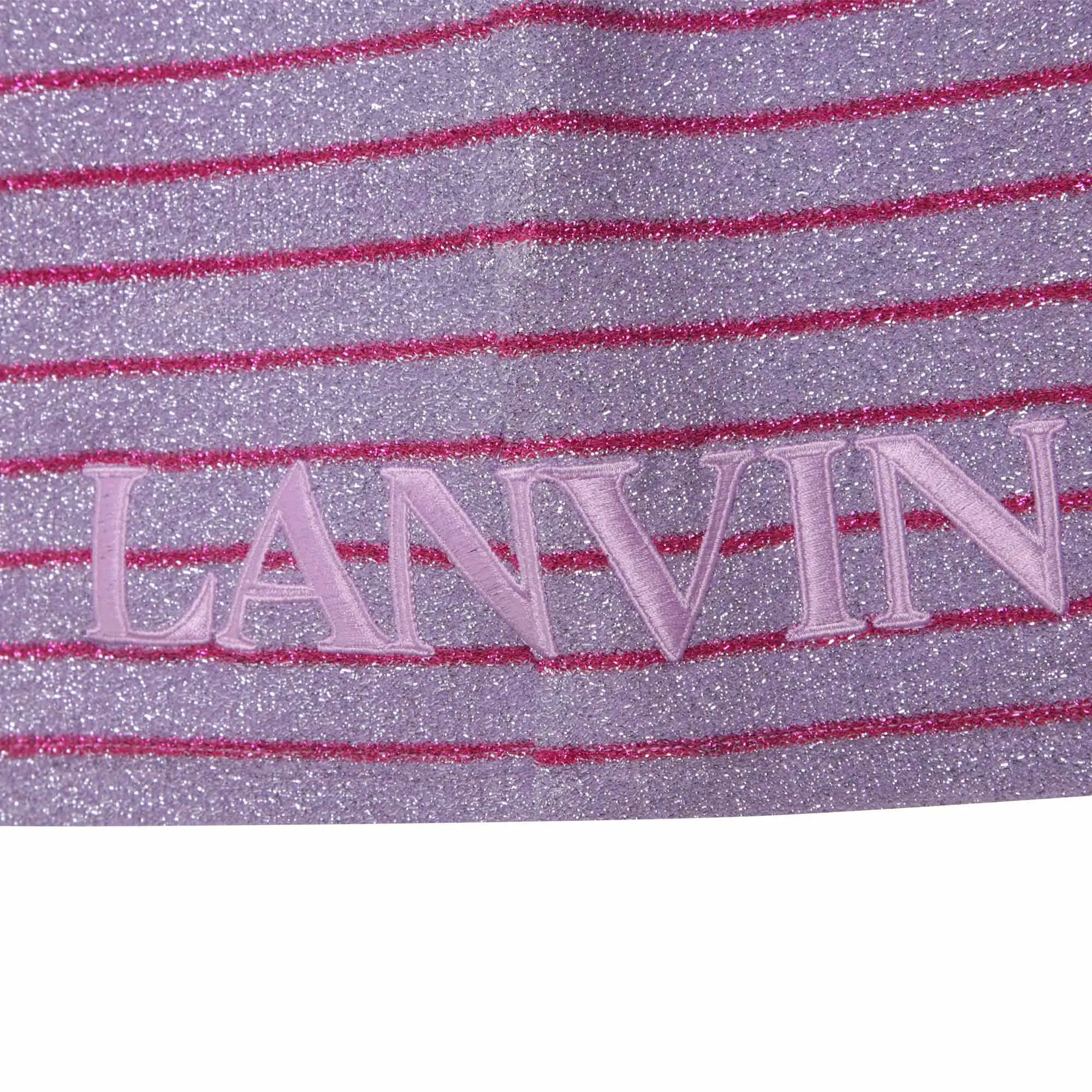 LANVIN Falda de muletón de rayas