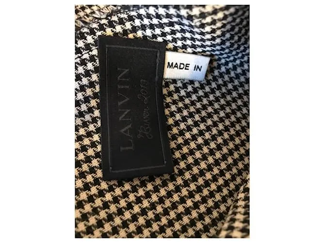 LANVIN Vestidos T.FR 42 Lana Negro 
