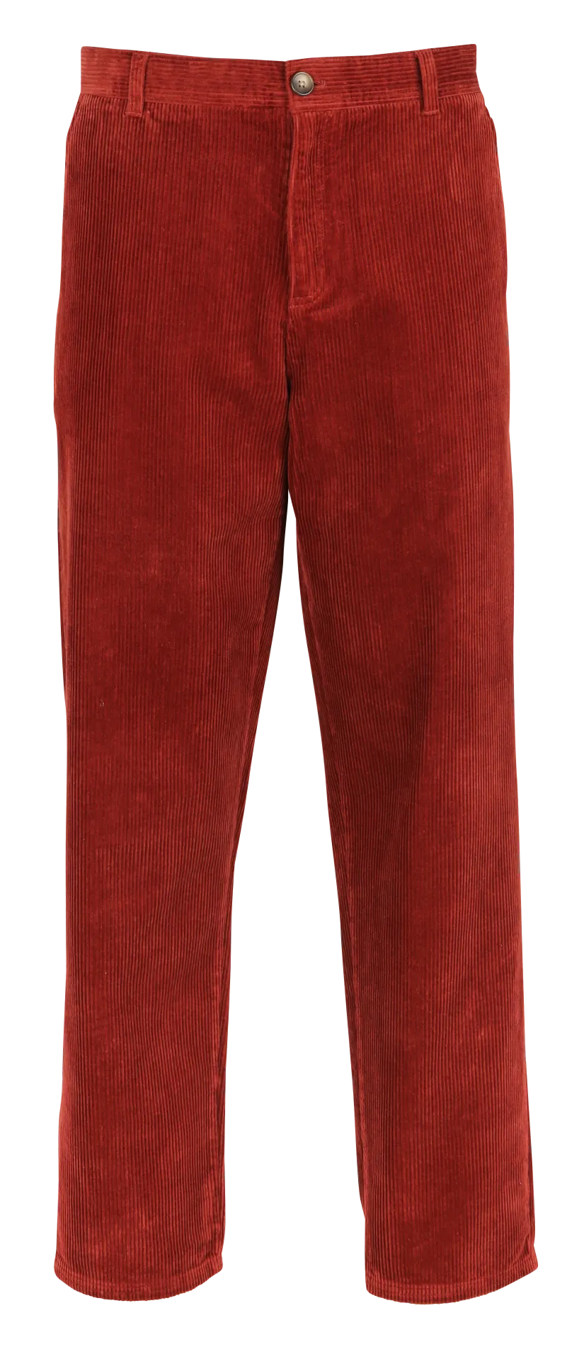LES DEUX KODY HEAVY  PANTALóN CHINO RECTO DE PANA EN ROJO