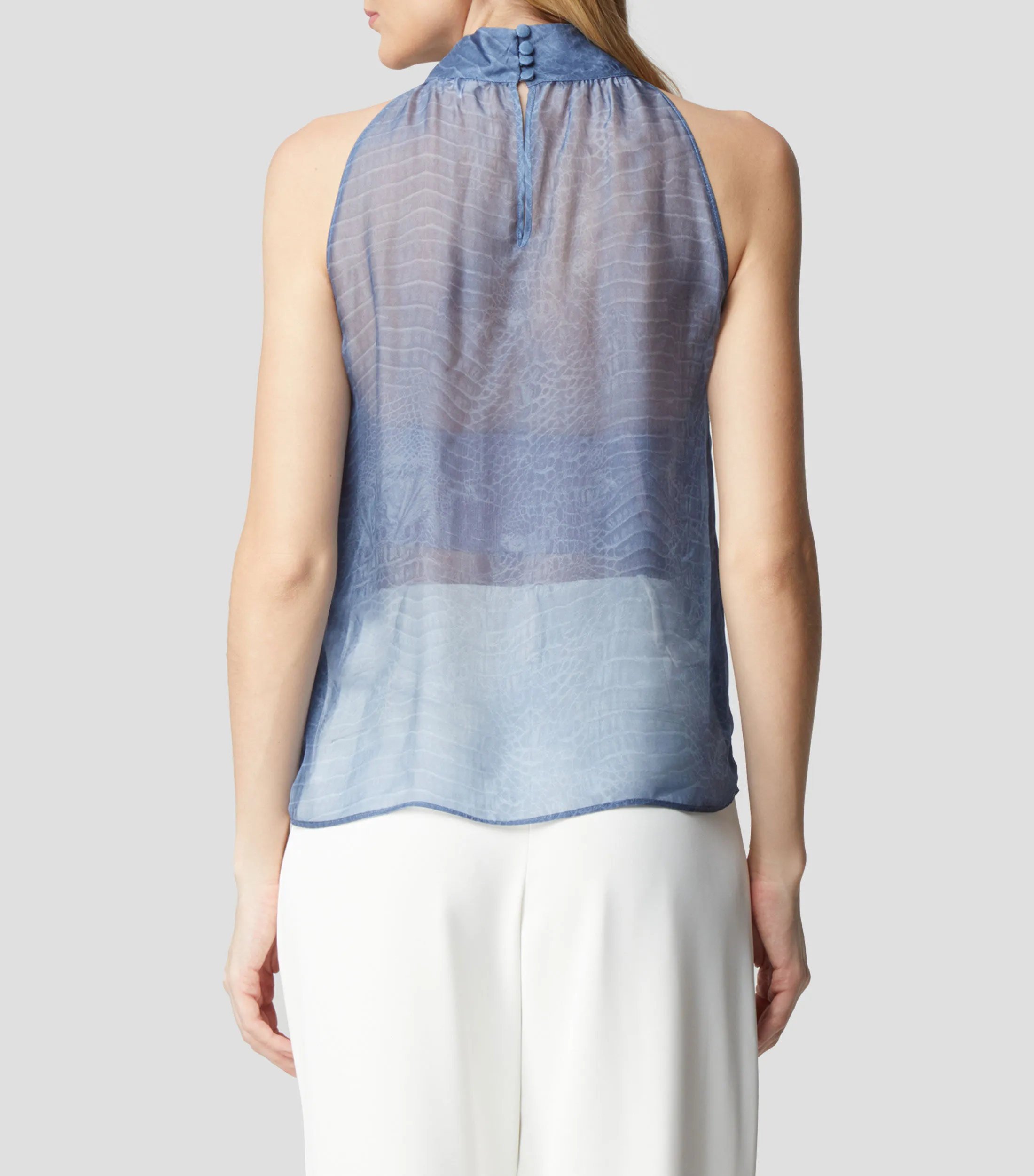 Liu Jo Blusa animalprint sin mangas Mujer