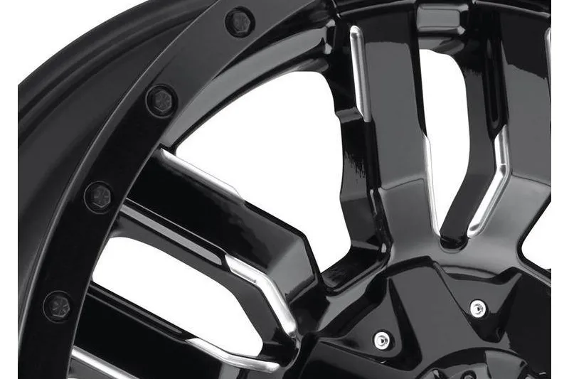 Llanta de aleación D596 Sledge Matte Black/Gloss Black Lip Fuel 8.0x18 ET35 72,56 5x114.3;5x120