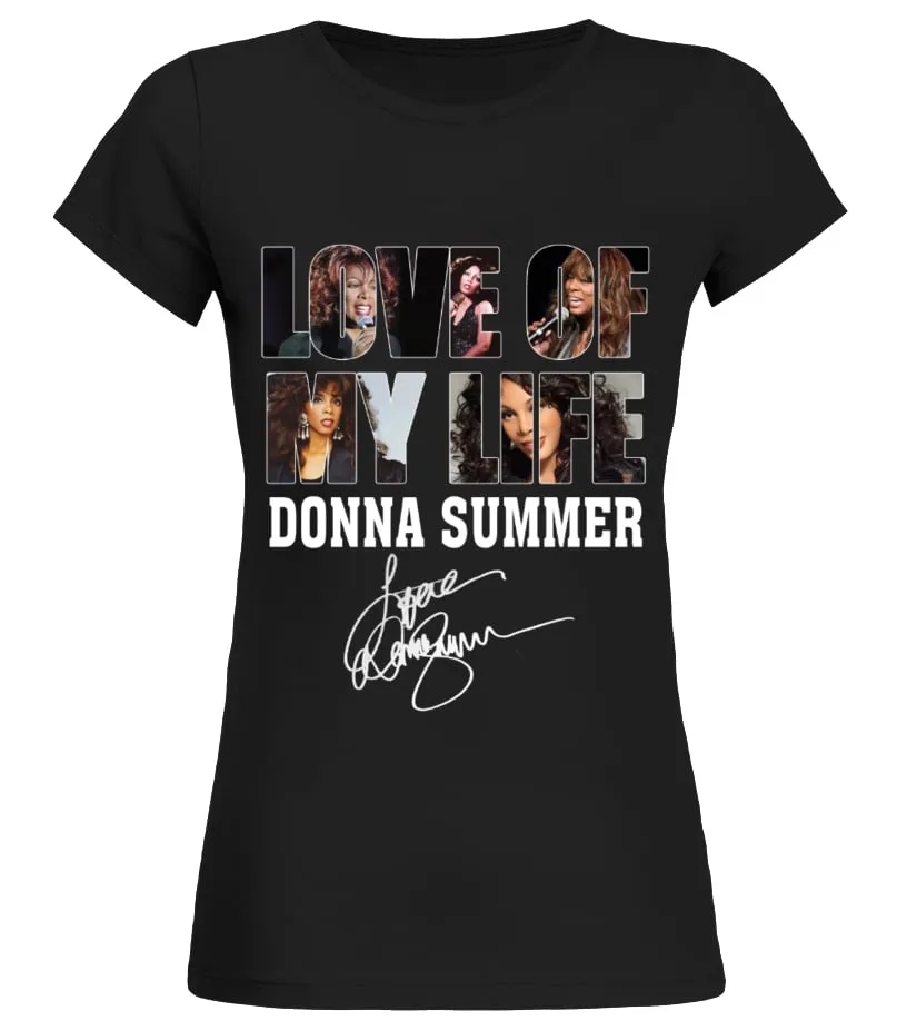 LOVE OF MY LIFE  DONNA SUMMER CAMISETA CUELLO REDONDO MUJER