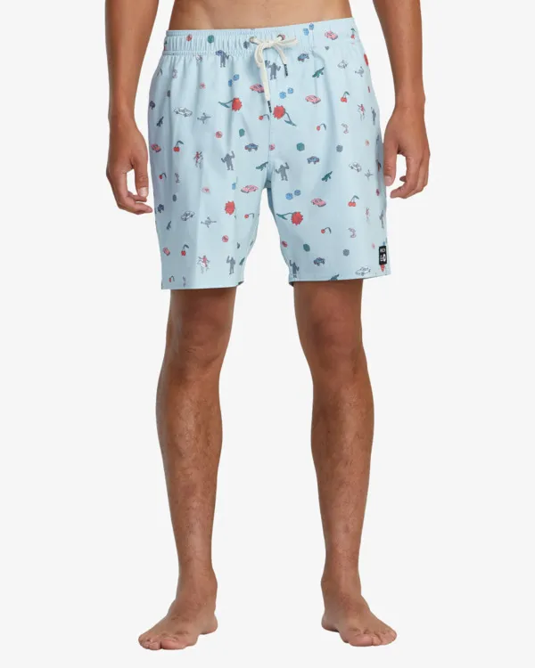 LUKE P ELASTIC  BOARDSHORT DE 17'' PARA HOMBRE