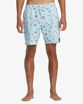 LUKE P ELASTIC  BOARDSHORT DE 17'' PARA HOMBRE