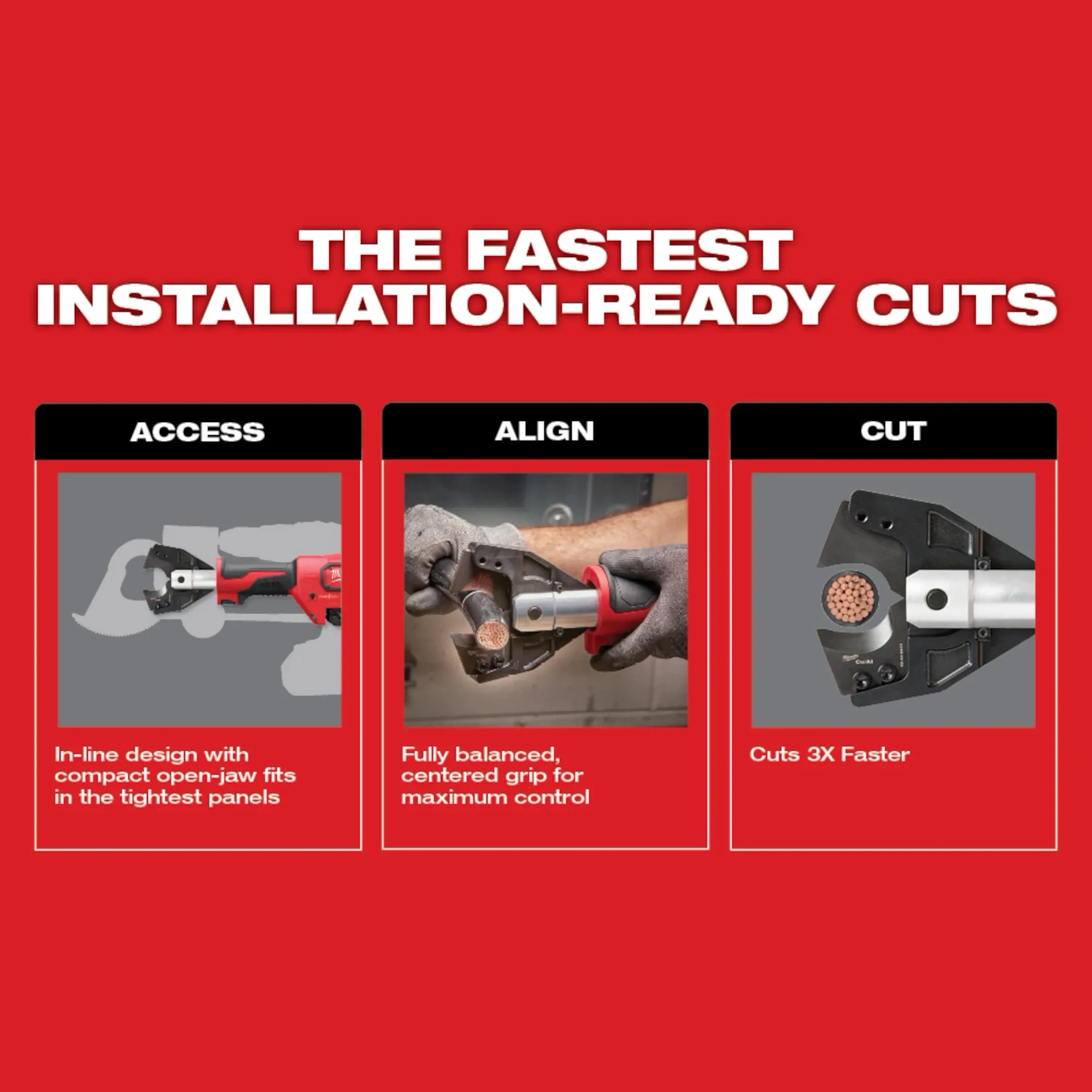 M18™ FORCE LOGIC™ Cable Cutter Kit with 477 ACSR Jaws