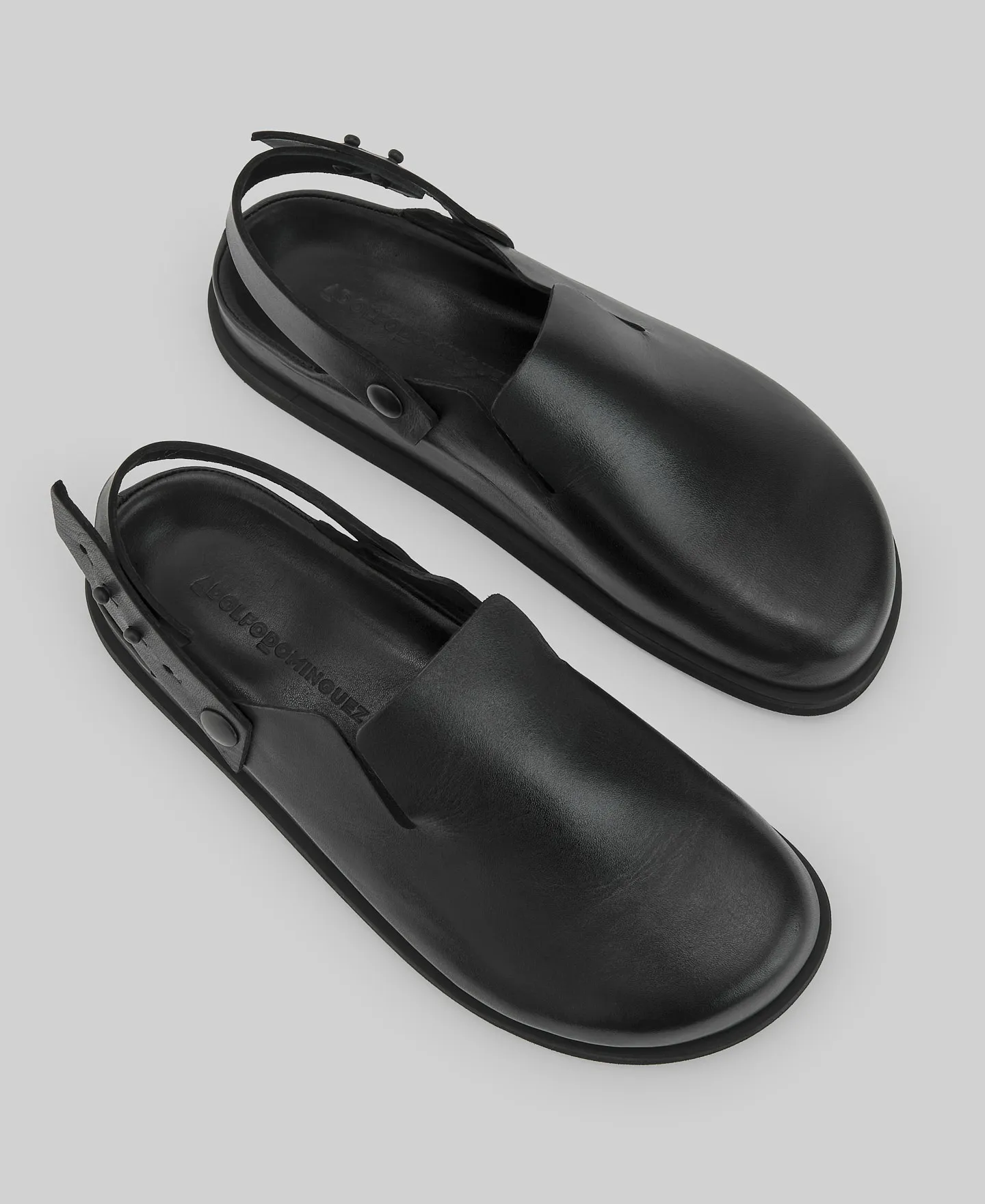 Made in Spain leather clog man
