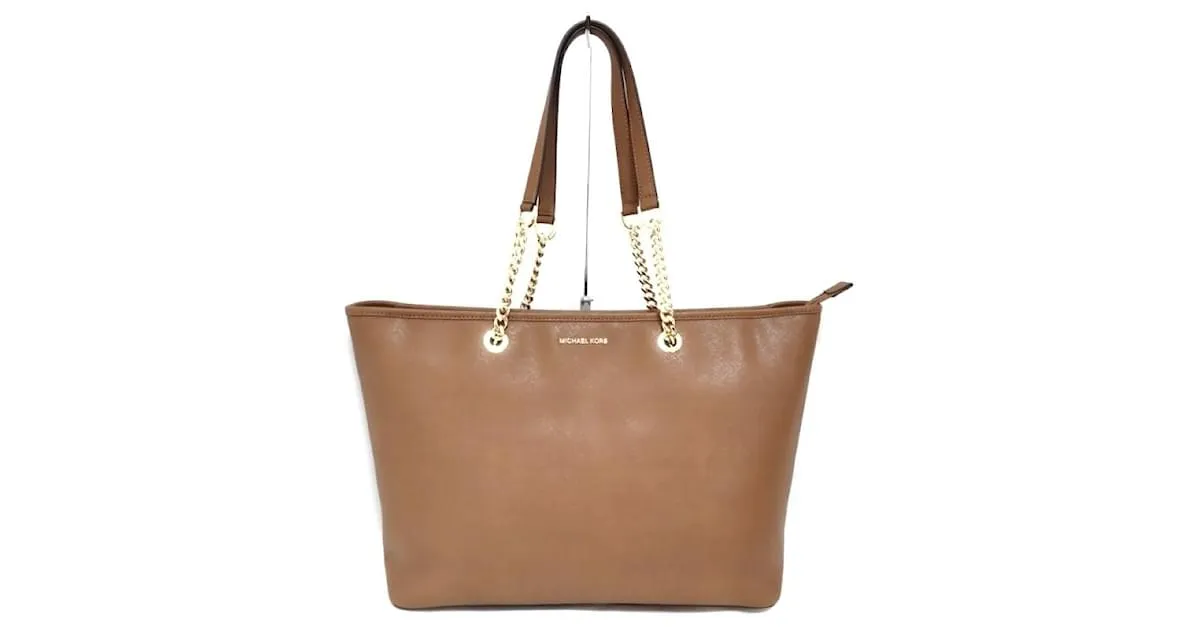 Michael Kors Jet Set Castaño 