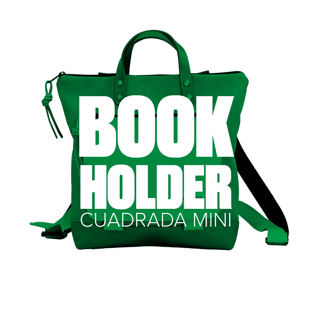 MOCHILA  MINI  BOOK HOLDER CUADRADA CUSTOM