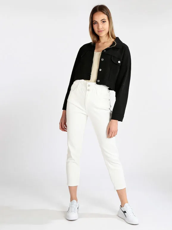 My.Station Chaqueta de mujer en jeans oversize