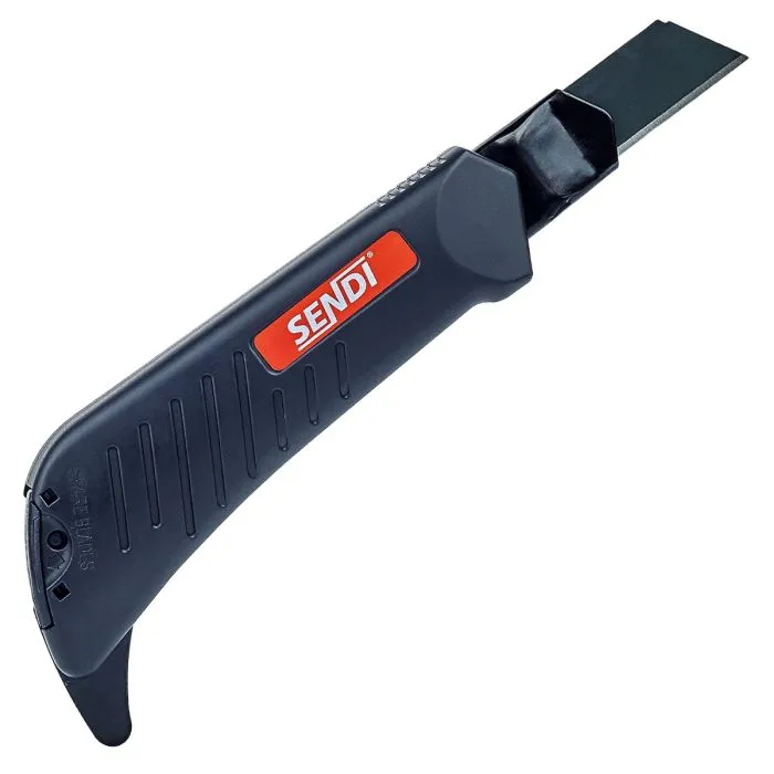 Navaja con gancho y cuchillas de repuesto SENDI ULTRA BLADE de 18 mm