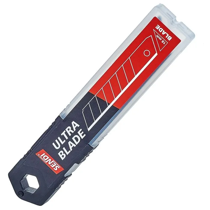 Navaja con gancho y cuchillas de repuesto SENDI ULTRA BLADE de 18 mm