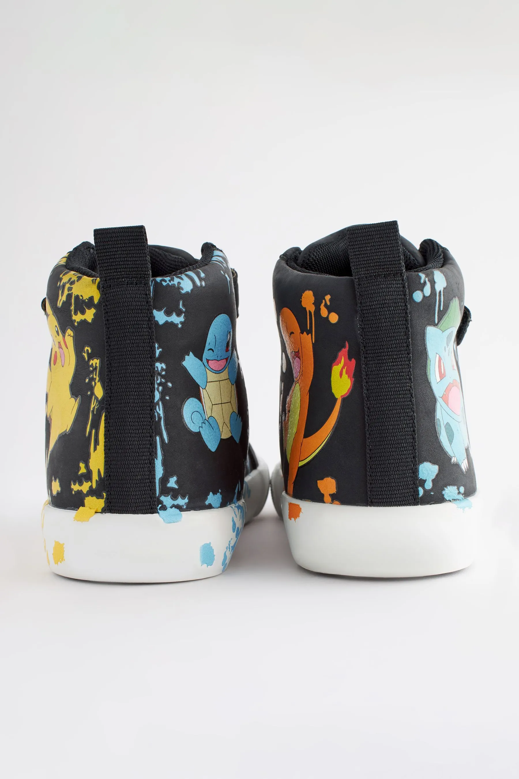 NEGRO  POKEMON ELASTIC LACE ALTO TOP TRAINERS
