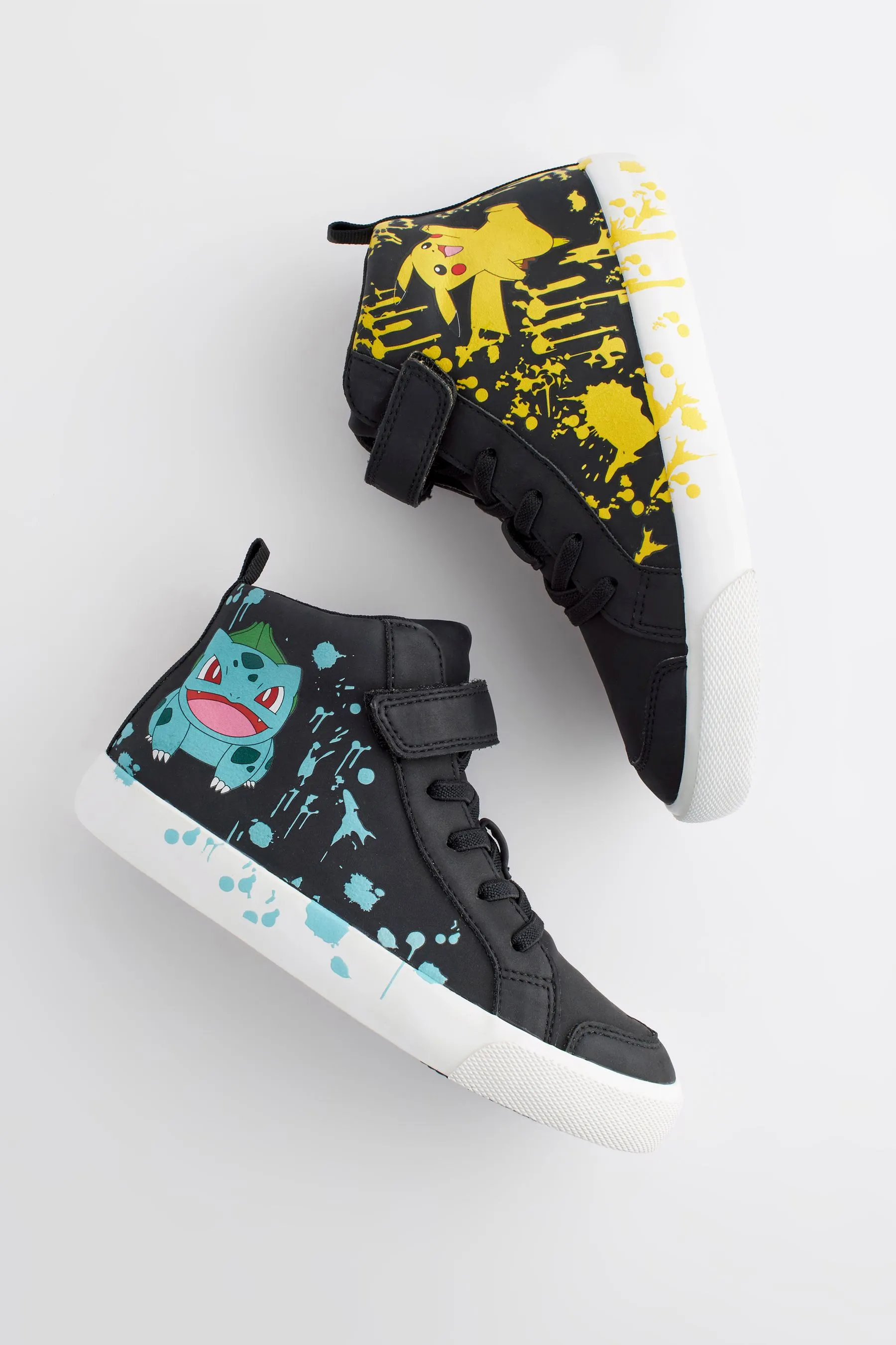 NEGRO  POKEMON ELASTIC LACE ALTO TOP TRAINERS