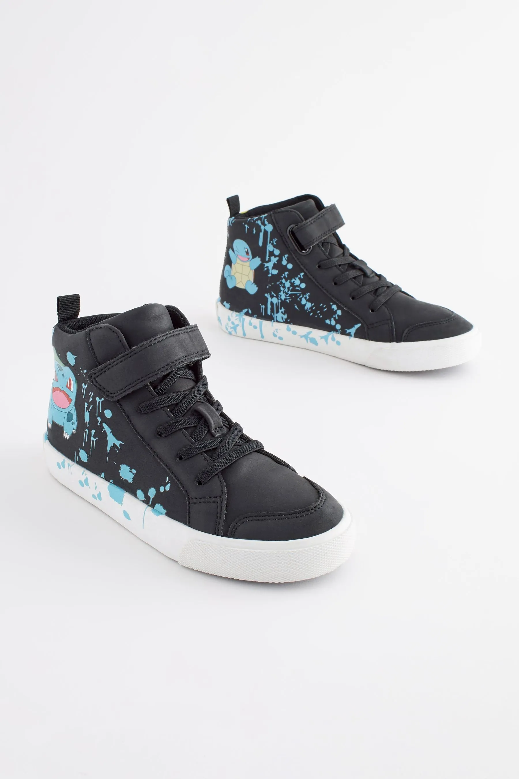 NEGRO  POKEMON ELASTIC LACE ALTO TOP TRAINERS