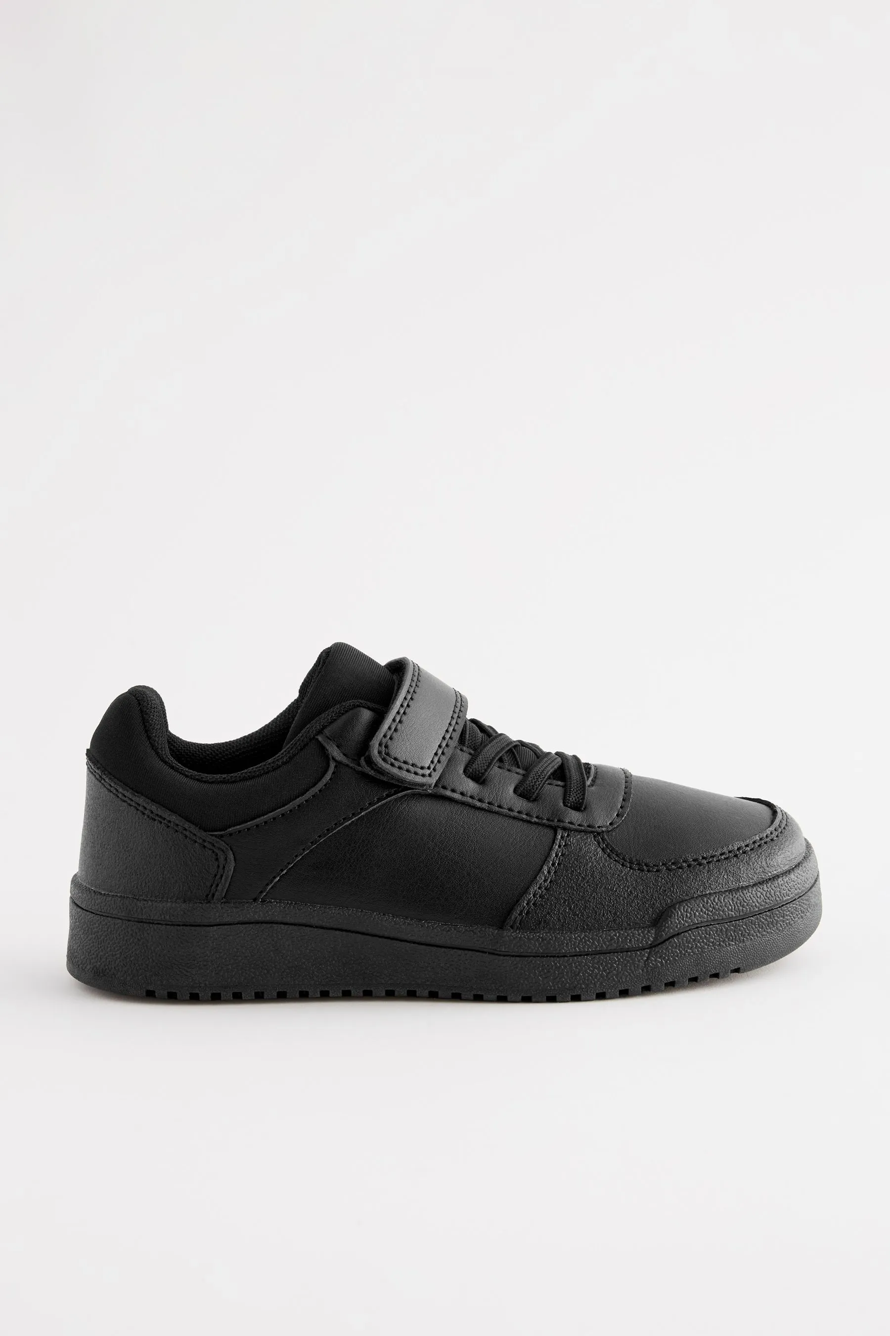 NEGRO  SCHOOL ELASTIC LACE SHOES
