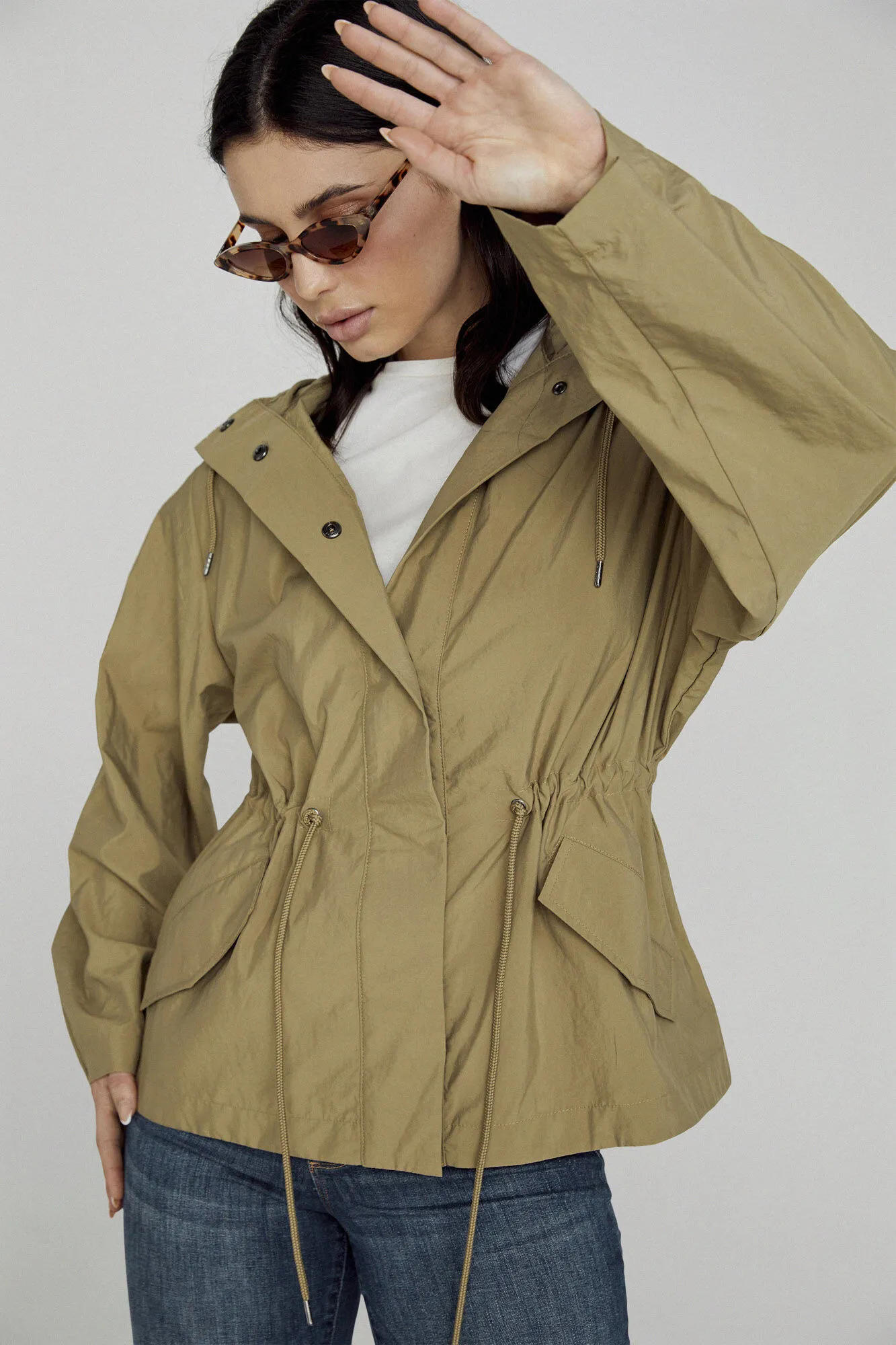 Only Parka con capucha
