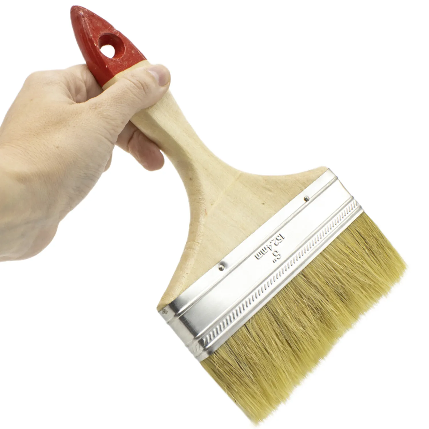Paletina Pintura Doble Cerda Mango Madera 125 Mm