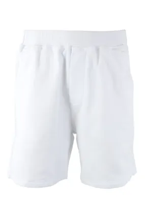 Pantalón de chándal blanco corto relax fit