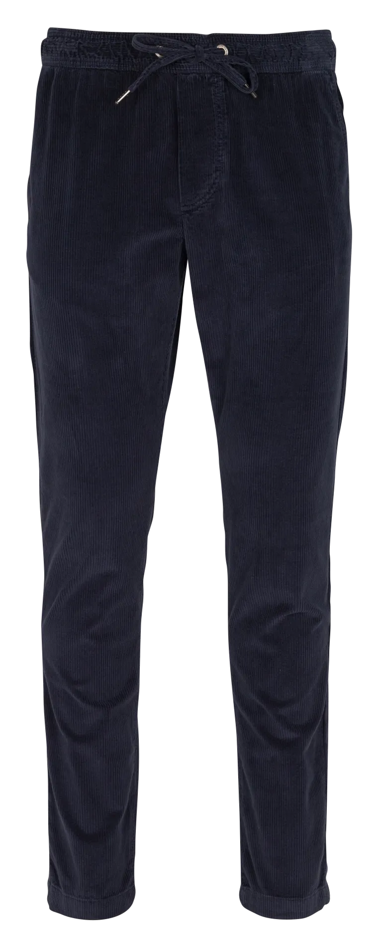Pantalón recto de pana de algodón mezclado en azul