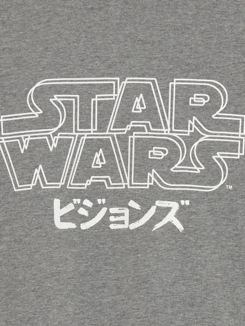 PIJAMA CORTO 'STAR WARS'  2 PIEZAS  NEGRO