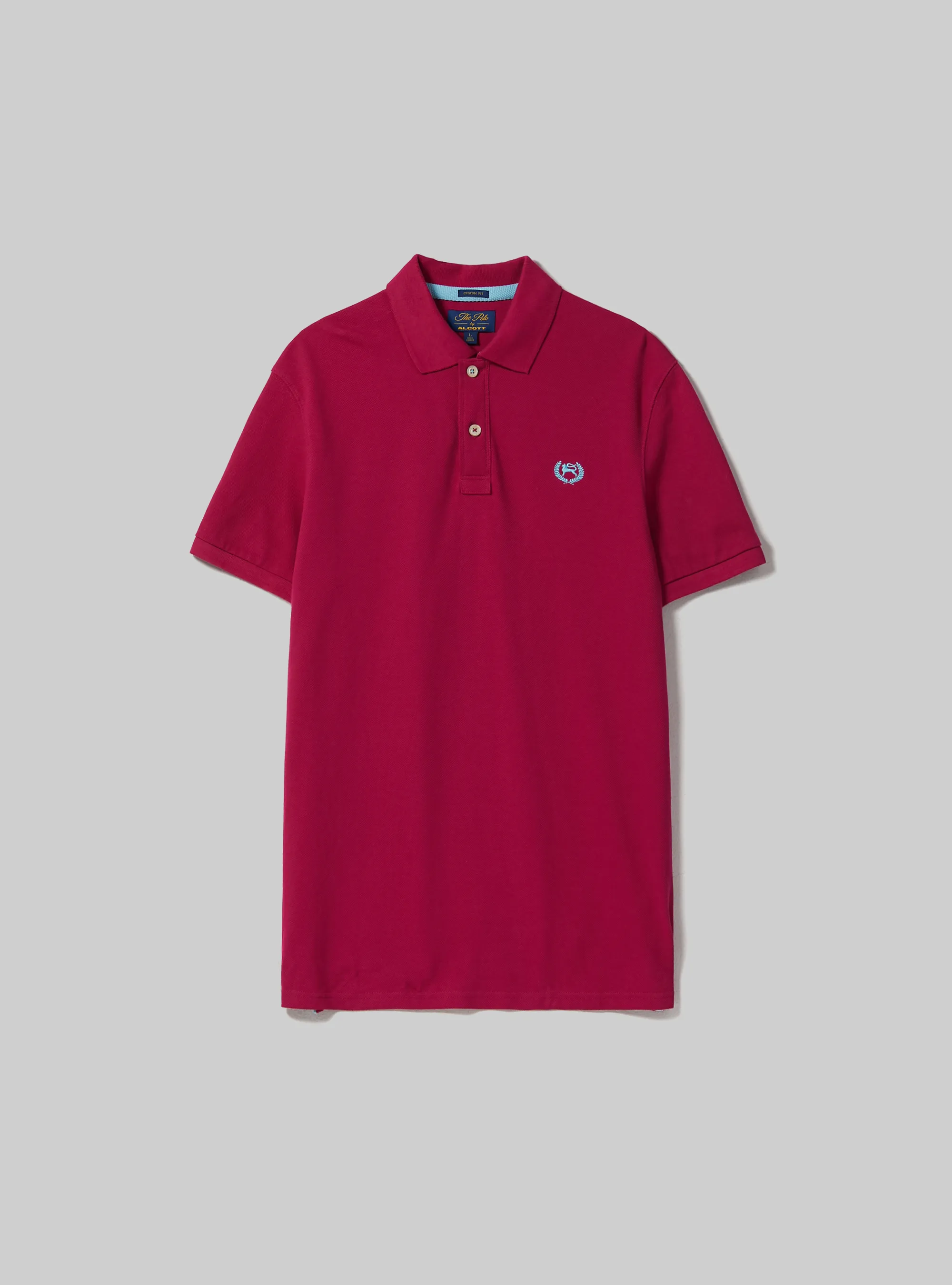 Polo de piqué de algodón con bordado