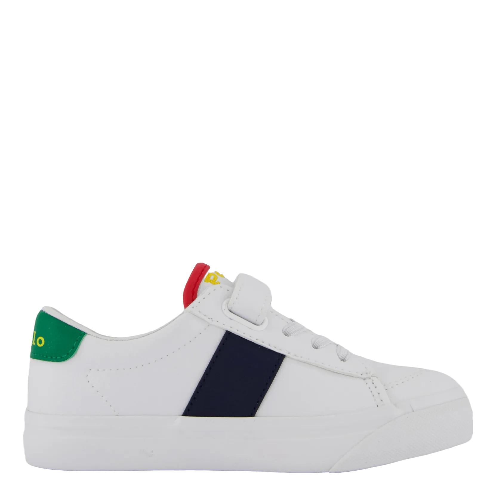 RALPH LAUREN ZAPATOS PARA NIñOS RYLEY PS TWHITE TUMBLED/NAVY/GREEN W/