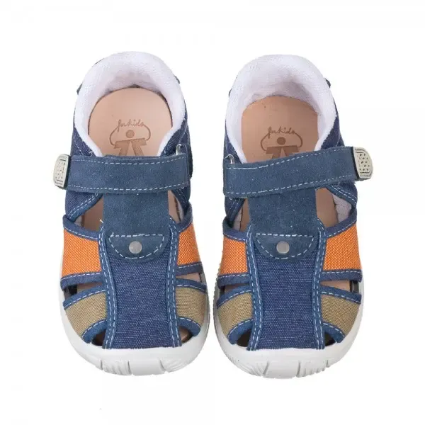 Sandalia lona combinada Zapy AG72138
