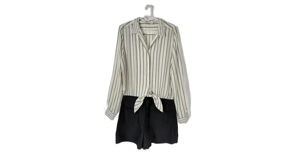 Sandro Mono Negro Blanco Multicolor 