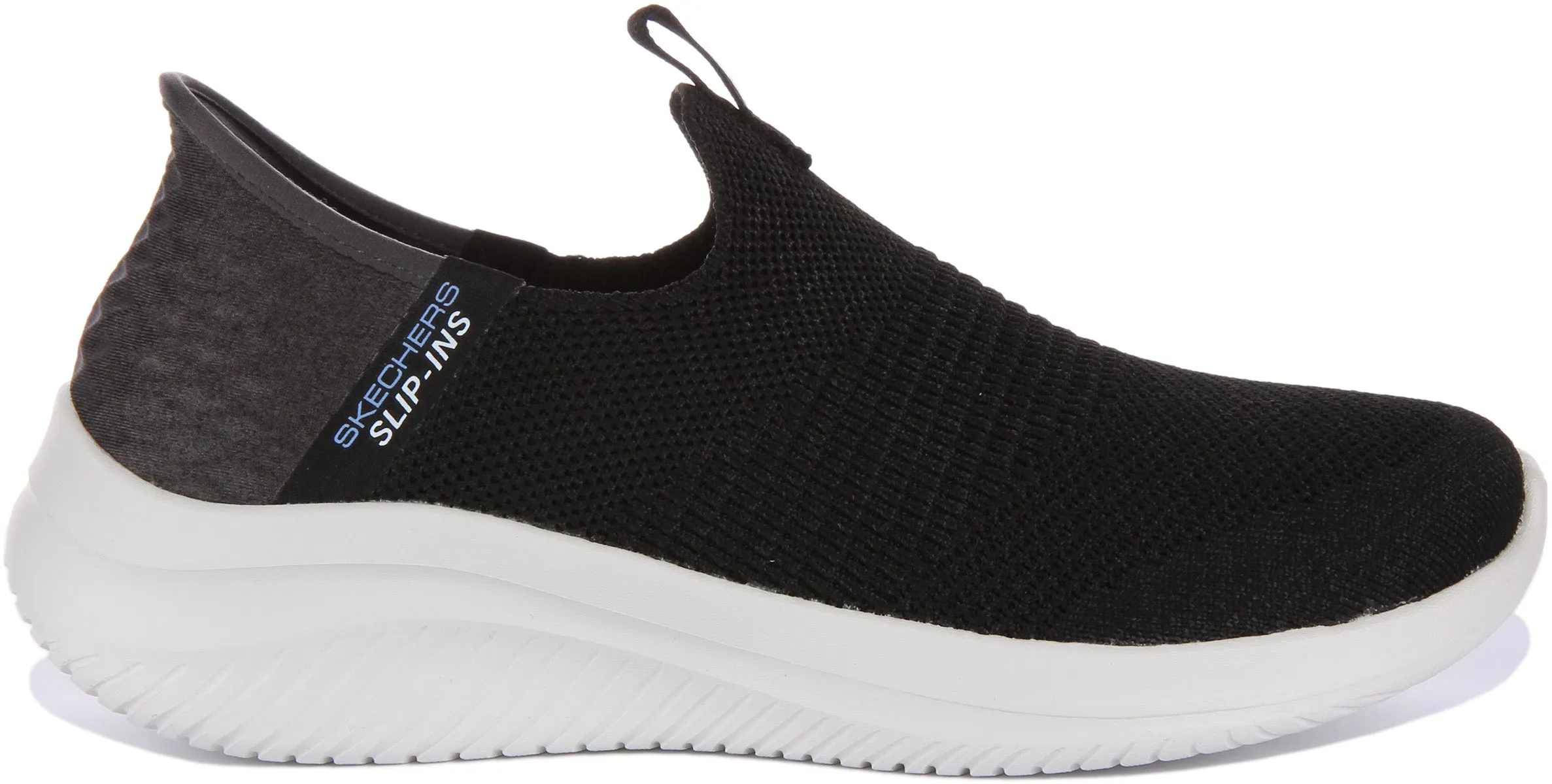 SKECHERS SLIPINS: ULTRA FLEX 3.0SMOOTH STEP ZAPATILLAS DE MALLA DE PUNTO PARA MUJER EN TODO NEGRO