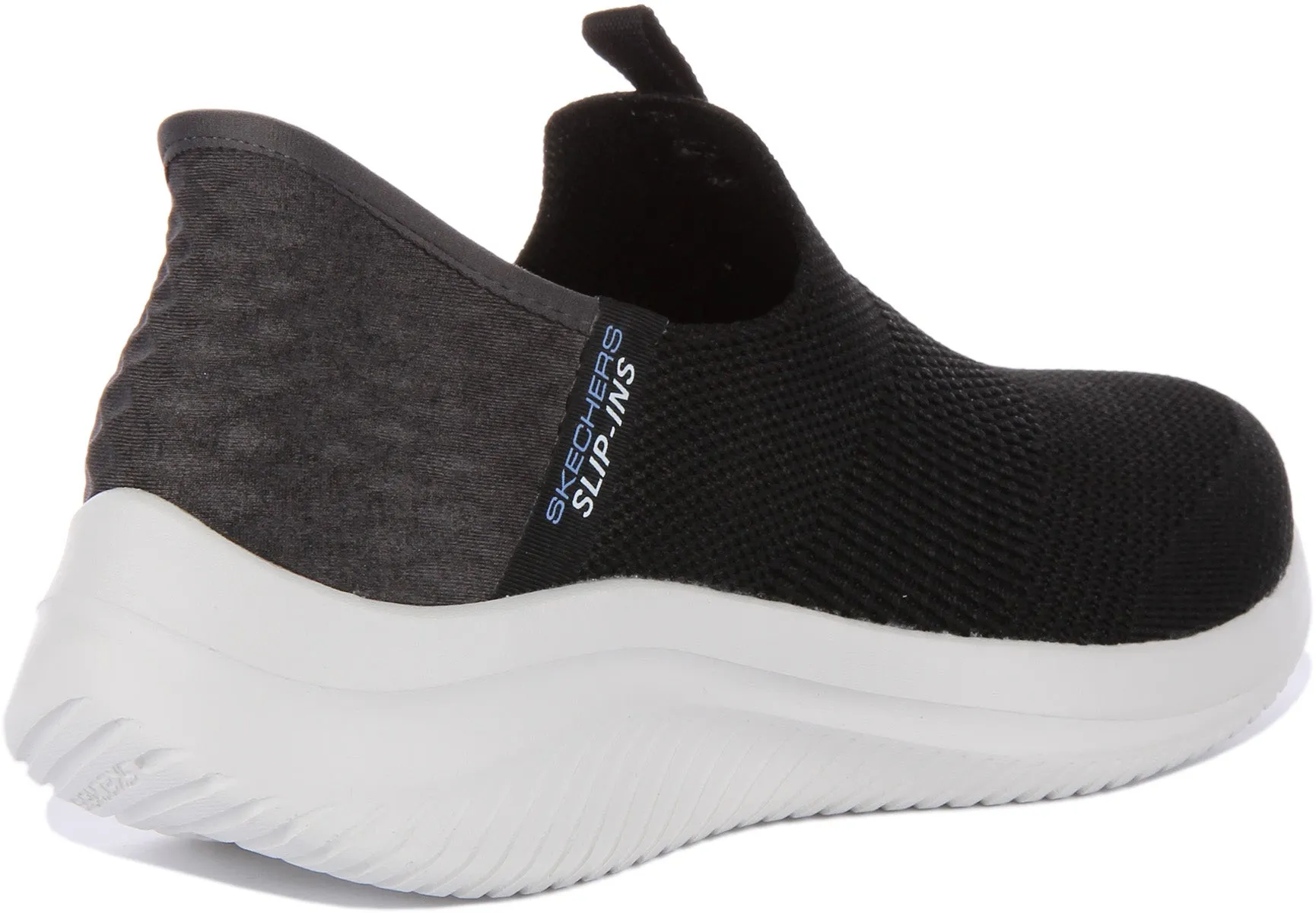 SKECHERS SLIPINS: ULTRA FLEX 3.0SMOOTH STEP ZAPATILLAS DE MALLA DE PUNTO PARA MUJER EN TODO NEGRO