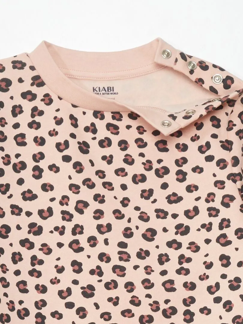 SUDADERA DE CHáNDAL  FáCIL DE PONER  ROSA