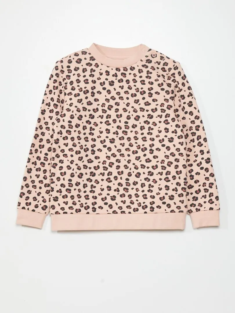 SUDADERA DE CHáNDAL  FáCIL DE PONER  ROSA
