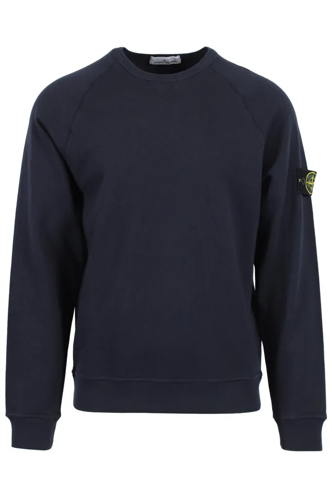 Sudadera de color azul marino con parche