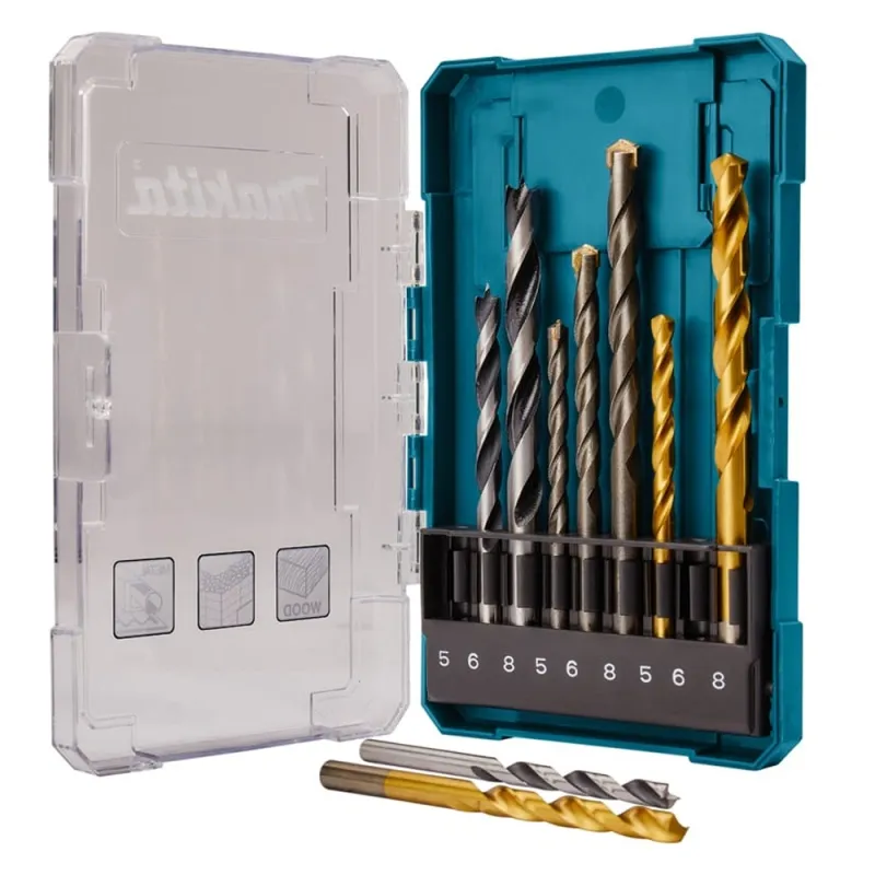 TALADRO PERCUTOR 3/8" 12V CXT HP333DWYX3 + SET DE BROCAS D71962 MAKITA HP333DWYX3K1